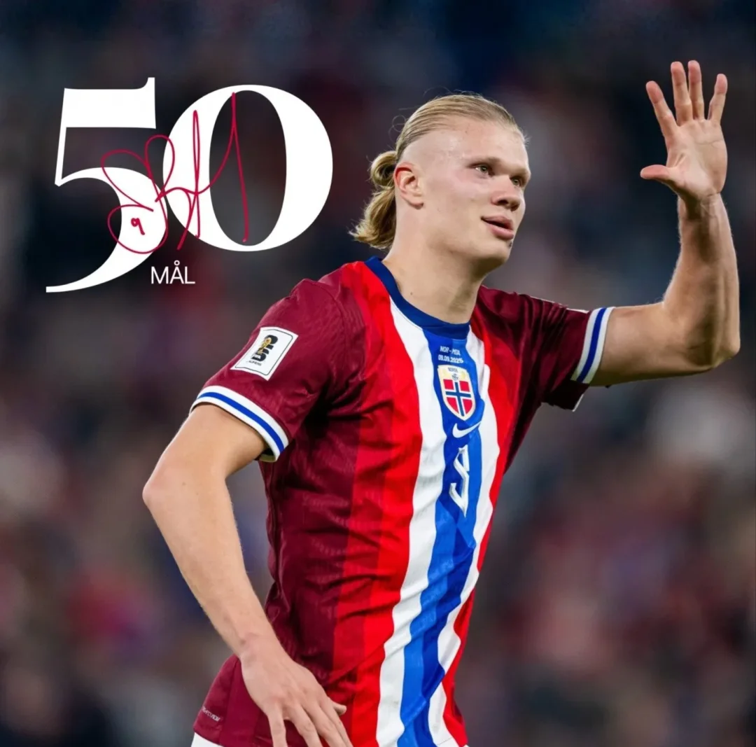 哈兰德幸运等来挪威黄金阵容》