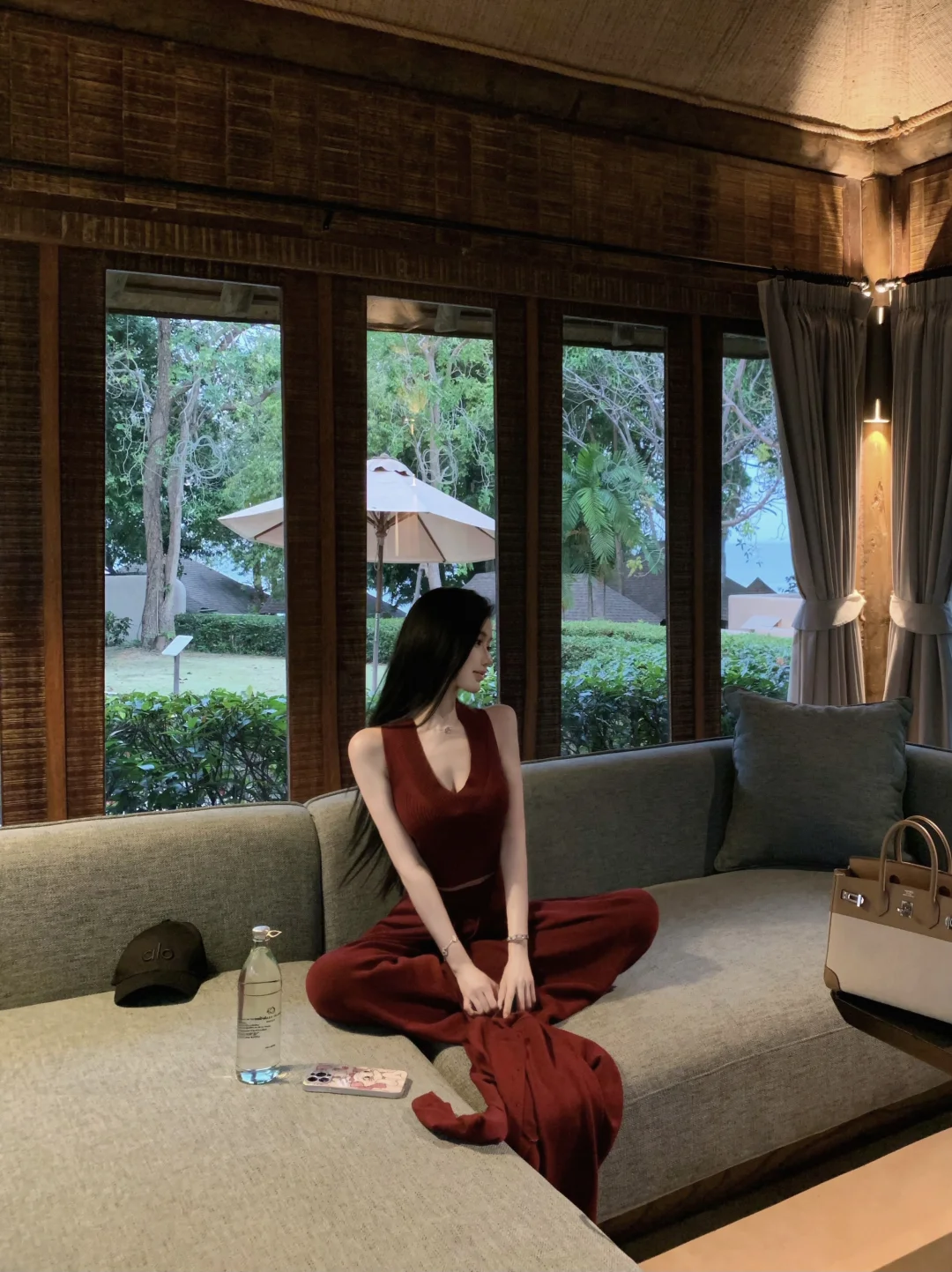 红色给的松弛感