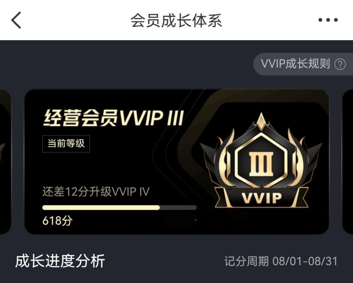 我离vvip4差12分，怎么升啊[可爱] ​​​
