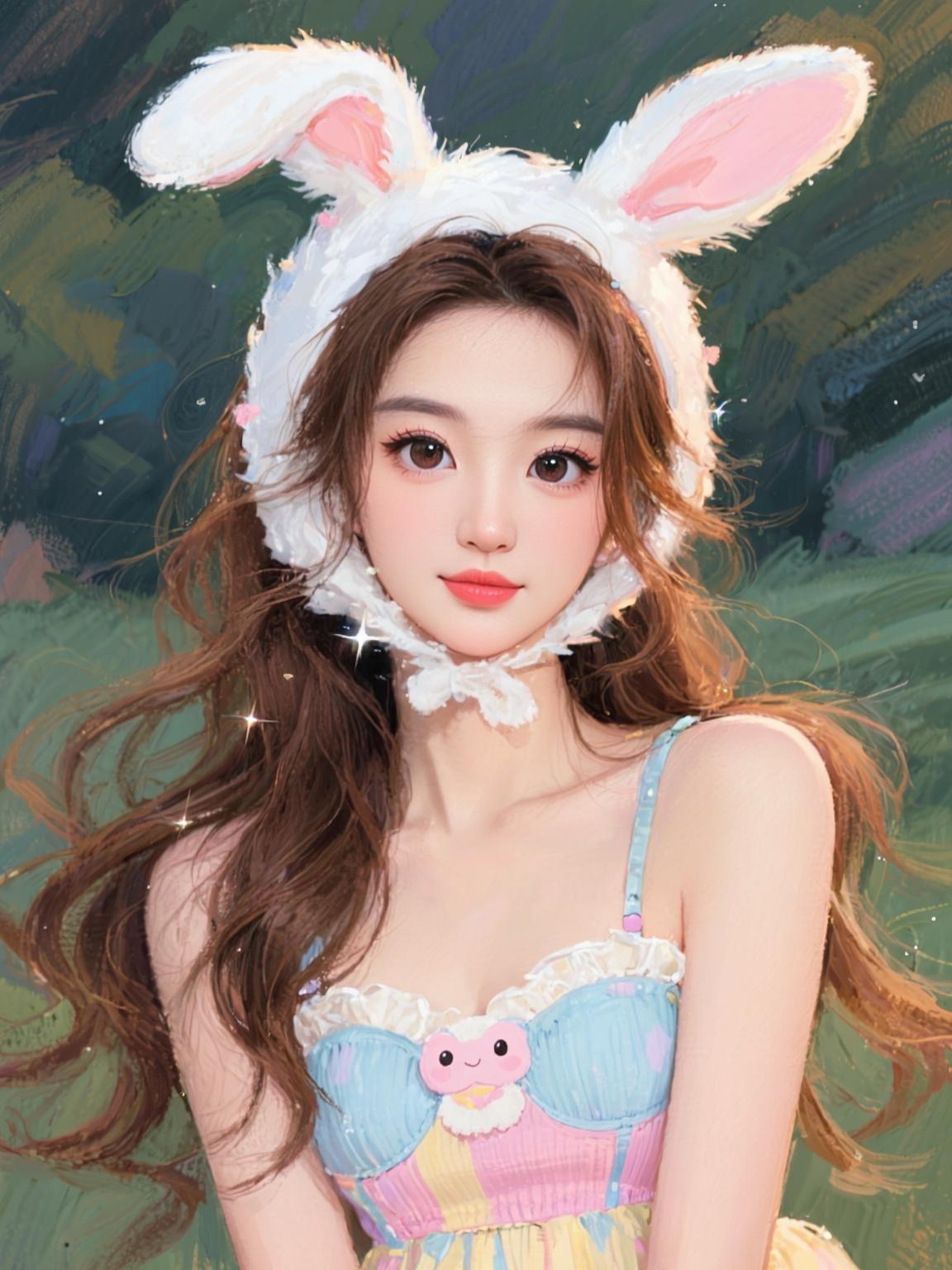 厚涂少女写真 抖音ai创作