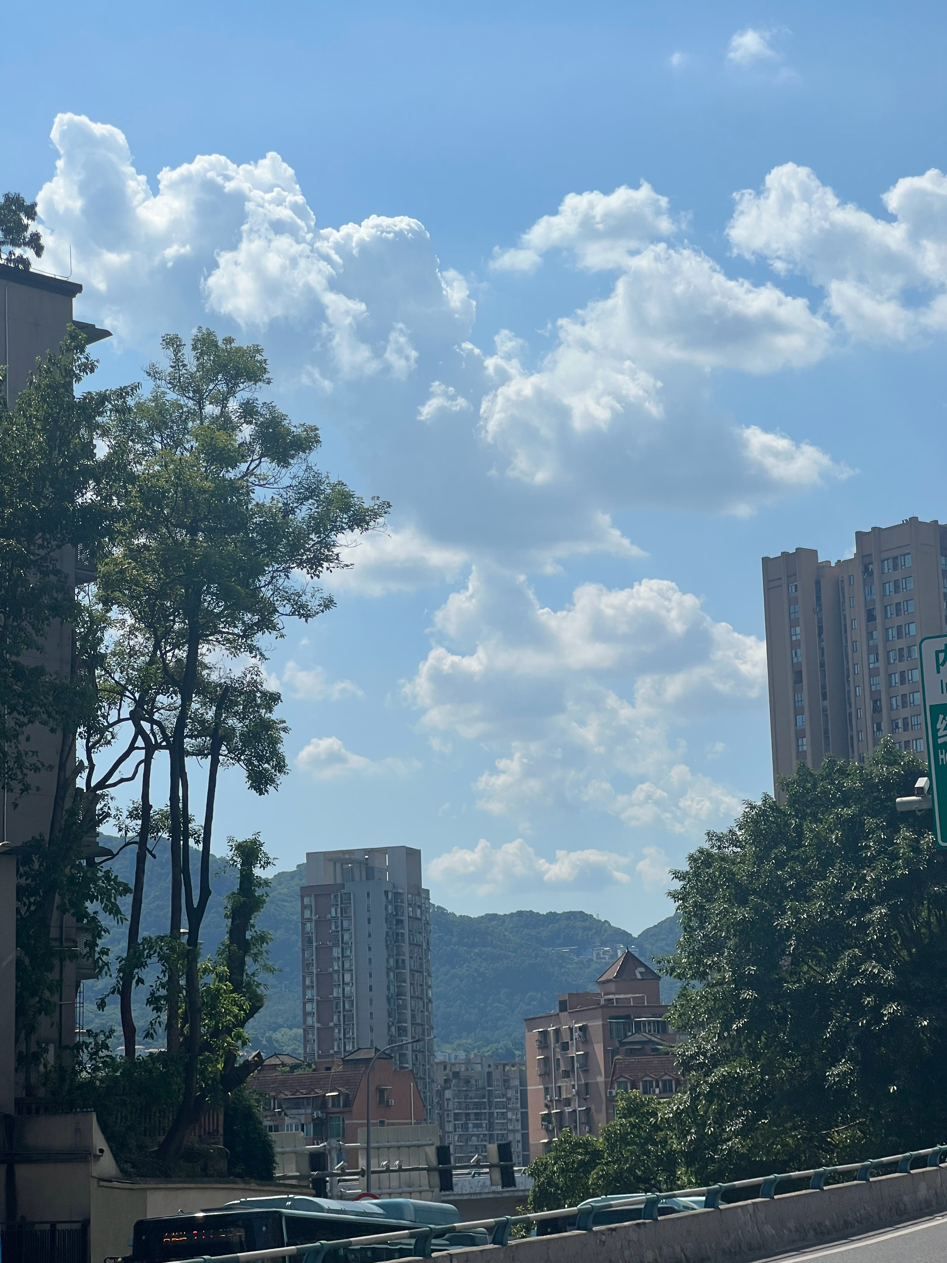 重庆的天气好像一个双相情感障碍患者。极致的阴郁和极致的阳光。 