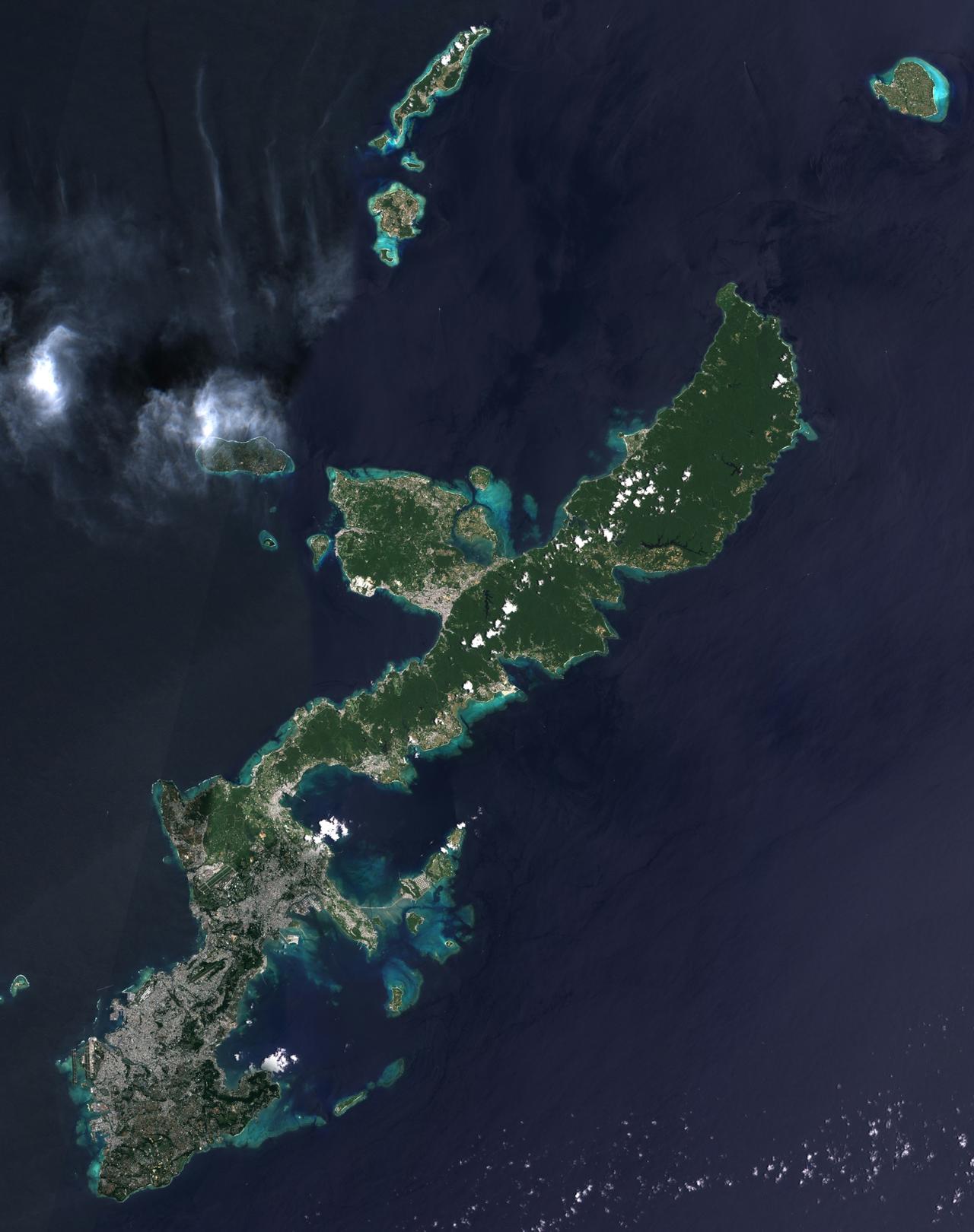琉球群岛最新高清卫星图（7.16）
