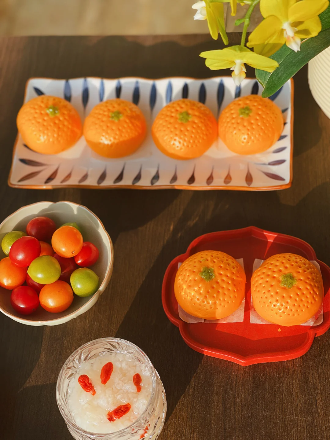 安井橘子包把早餐玩明白了🍊