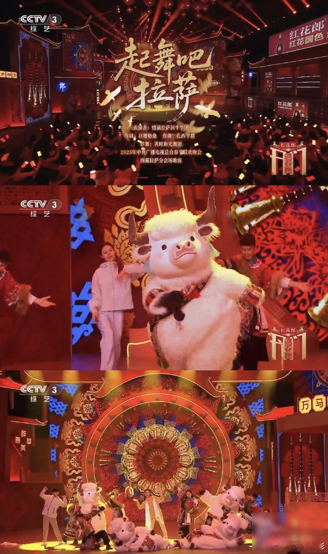 拉萨的牛都上春晚了 只要有梦想拉萨牛牛也能上春晚只要有梦想，牛牛也能创造奇迹！拉