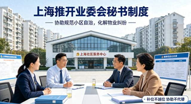 上海小区重大调整！全市配齐业委会秘书，专治物业扯皮、维权难!