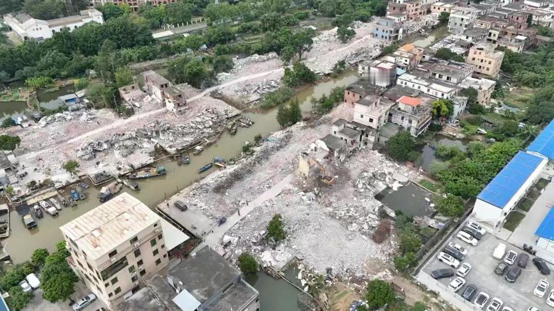 【南沙旧改刷新进度条！】南沙旧改继续神速推进，根据官方介绍，南沙街道广隆村城中村