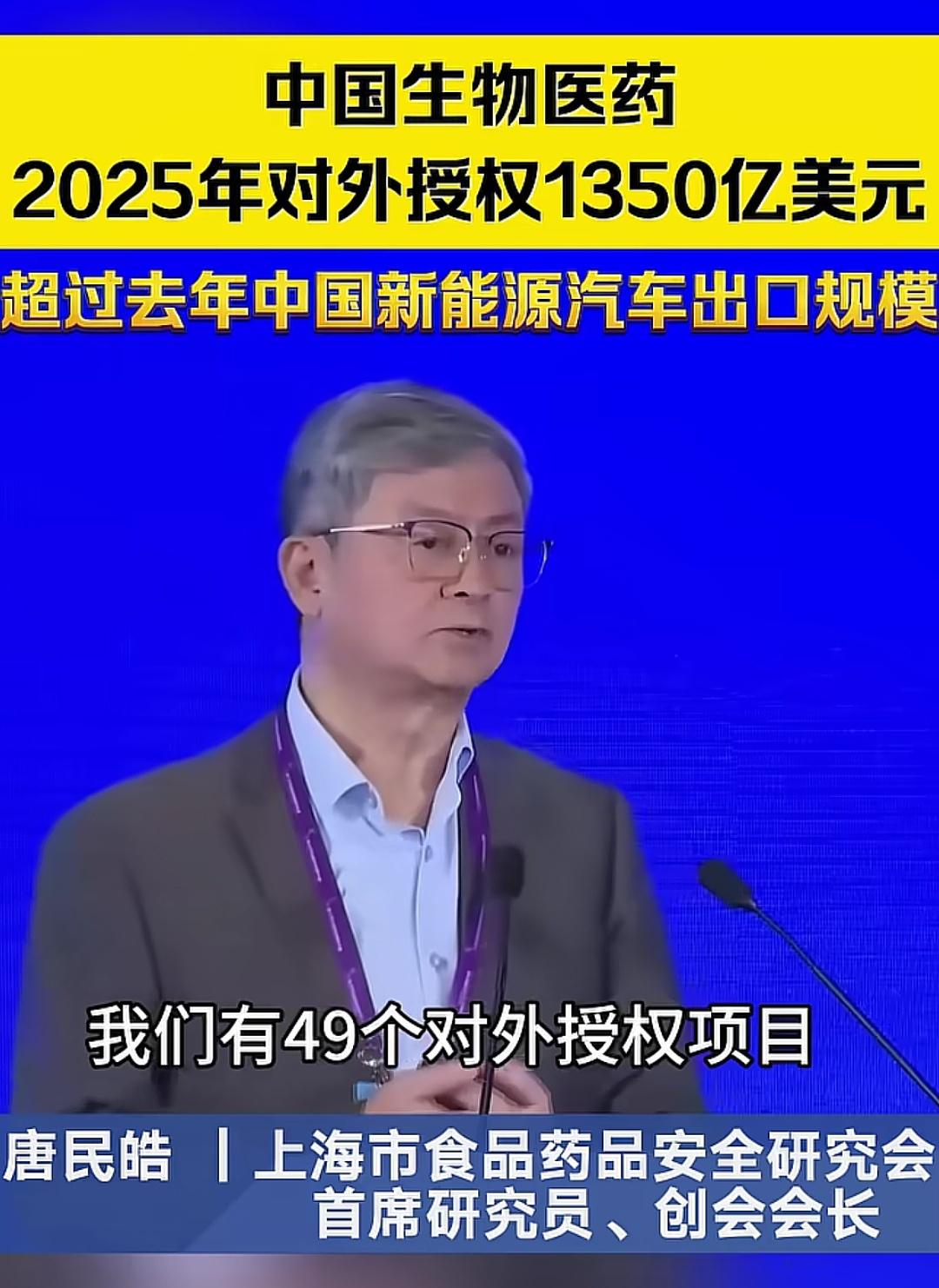 中国医药越牛逼，越能造福全人类！
  1350亿美元医药对外授权、49个授权项目