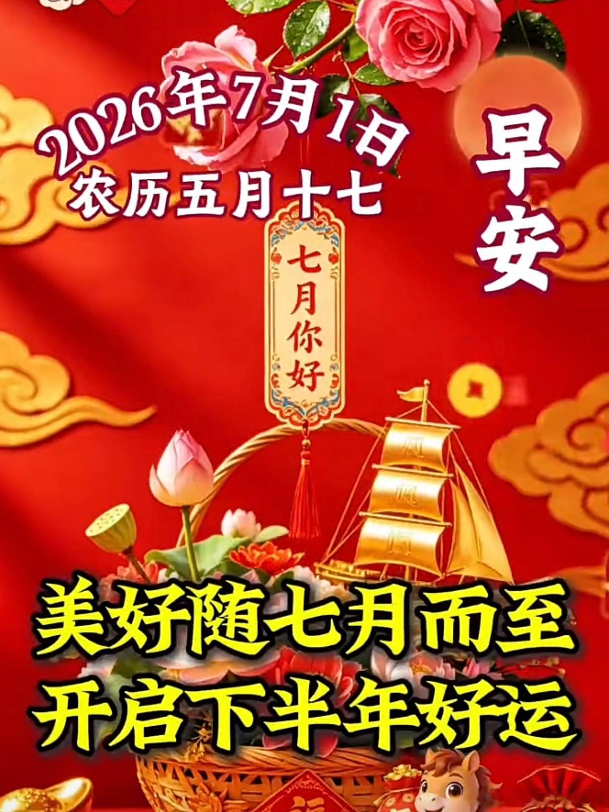 早安，今天是七一建党节，何其有幸生于华夏，生于盛世，不经战乱，不缺衣食，享受安居