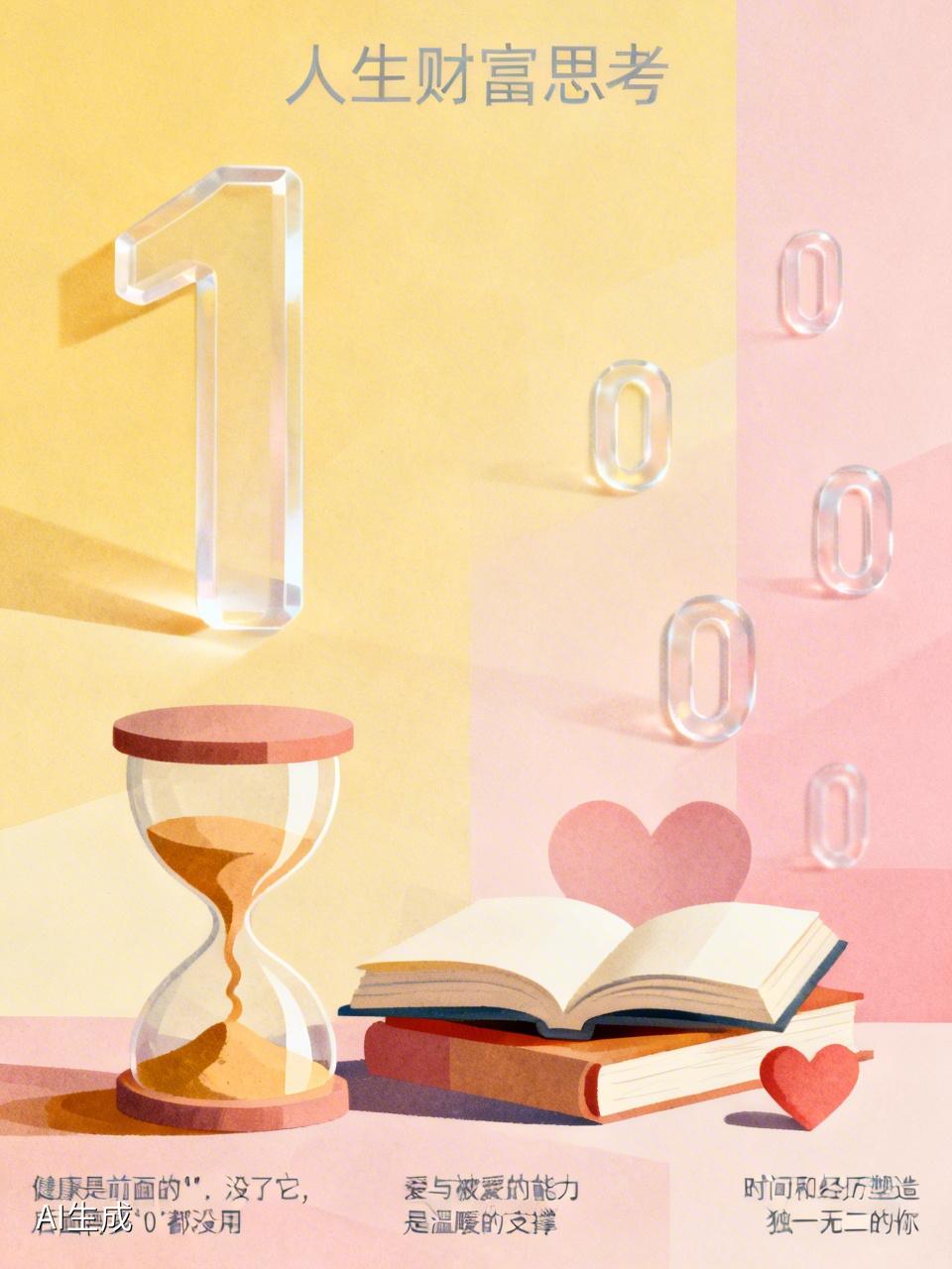 人的一生最大的财富是什么？我觉得不是银行卡里的数字。
健康是最基础的财富，没了健