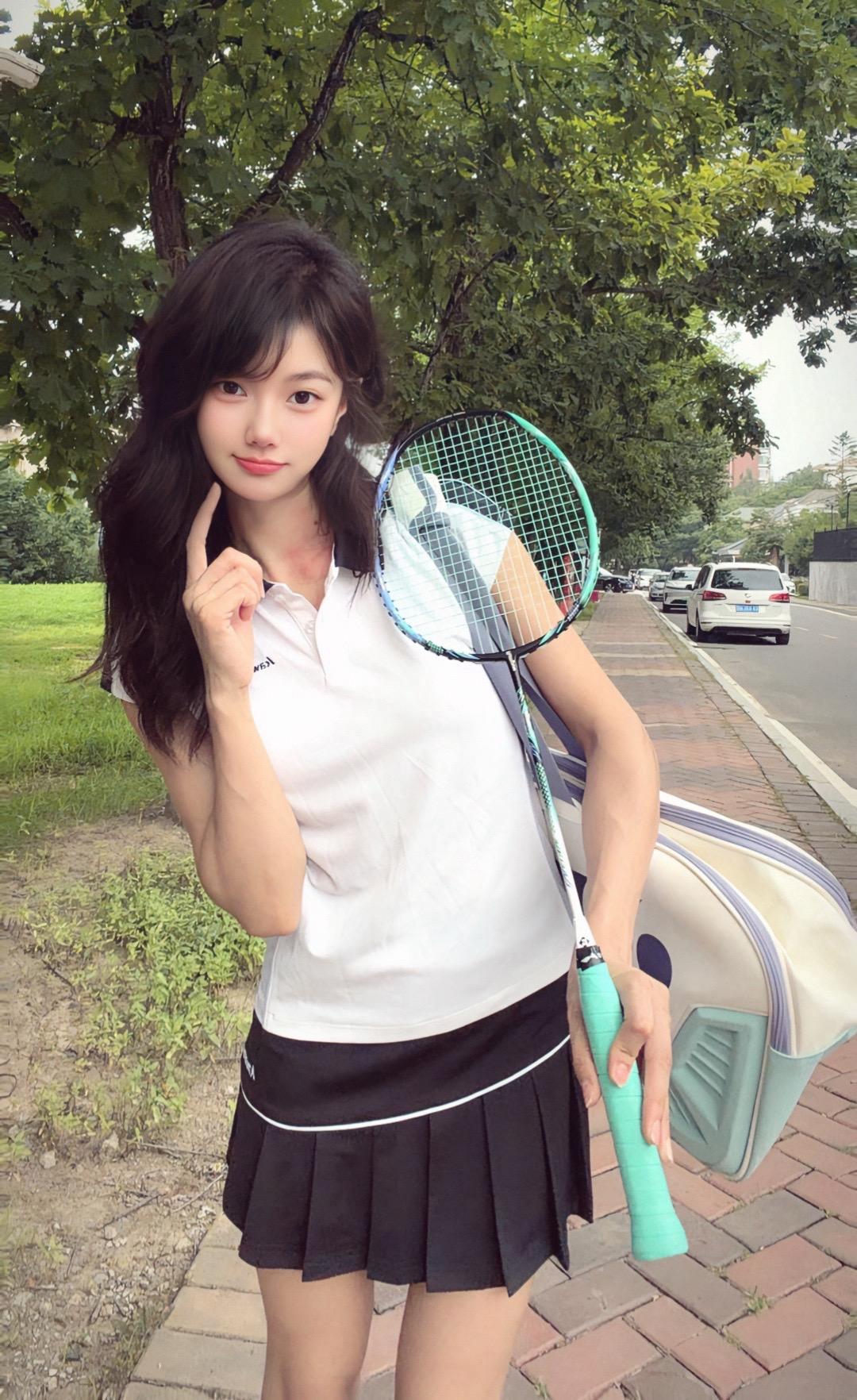 我的球路很乱 但想靠近你的心很准🏸。