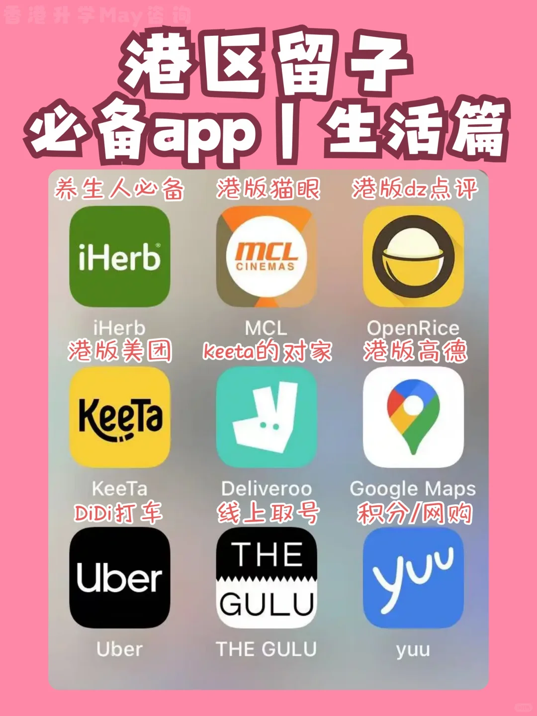 港硕认准这9个app📱帮你飞速融入🇭🇰