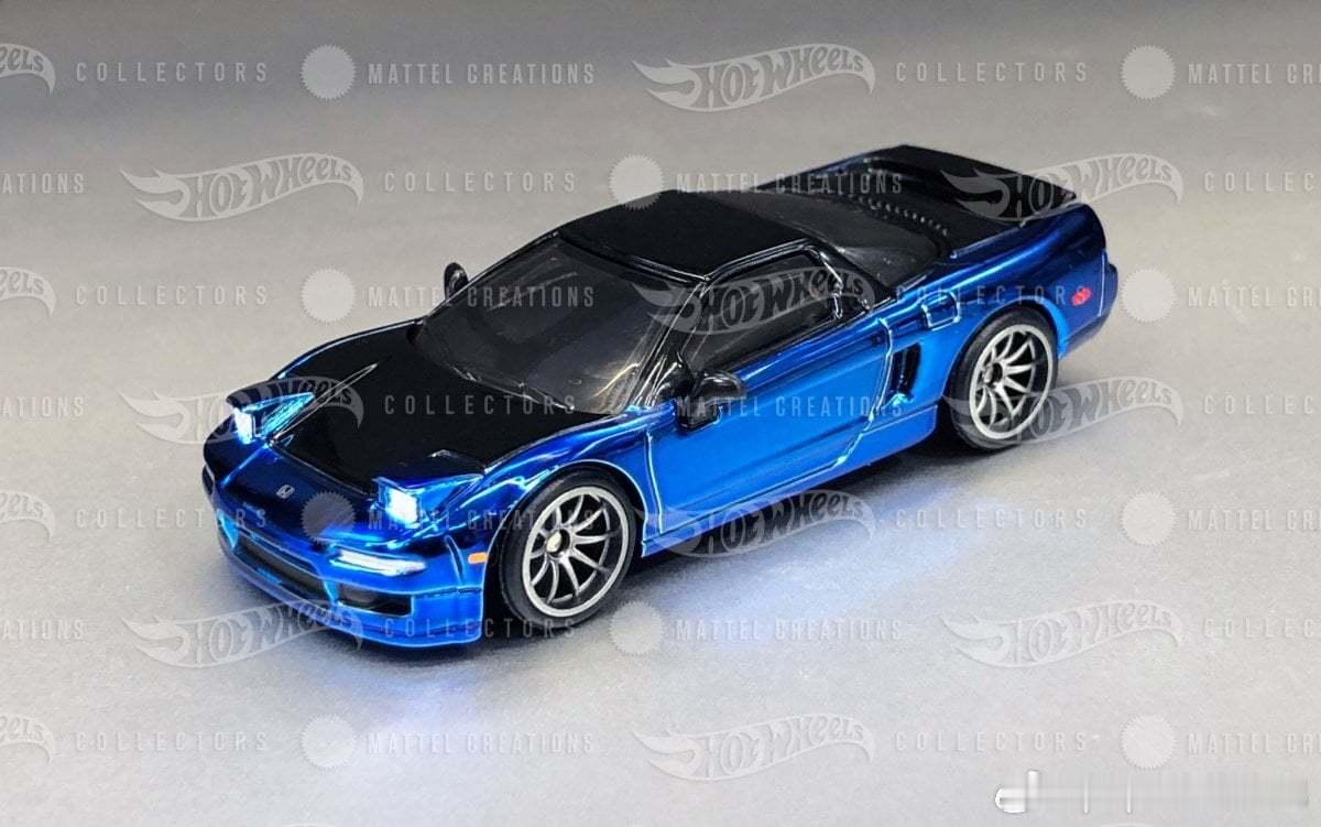 风火轮RLC新刷色，1994款讴歌NSX（原来的安全车改模具，取消了顶灯，保留前