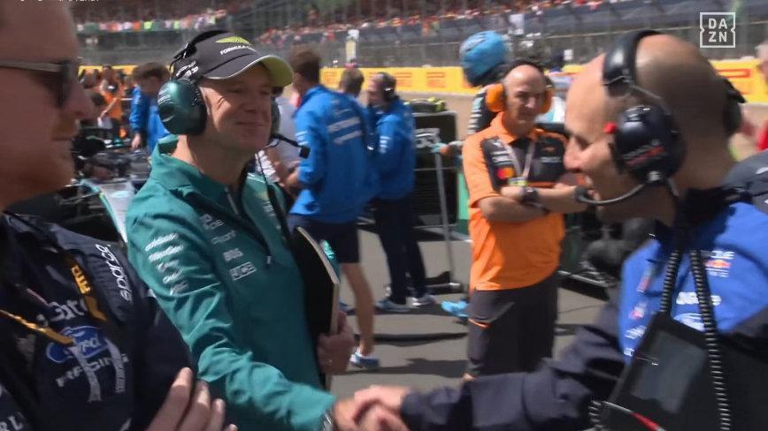 F12026f1英国大奖赛 纽维的眼睛就没离开过红牛 