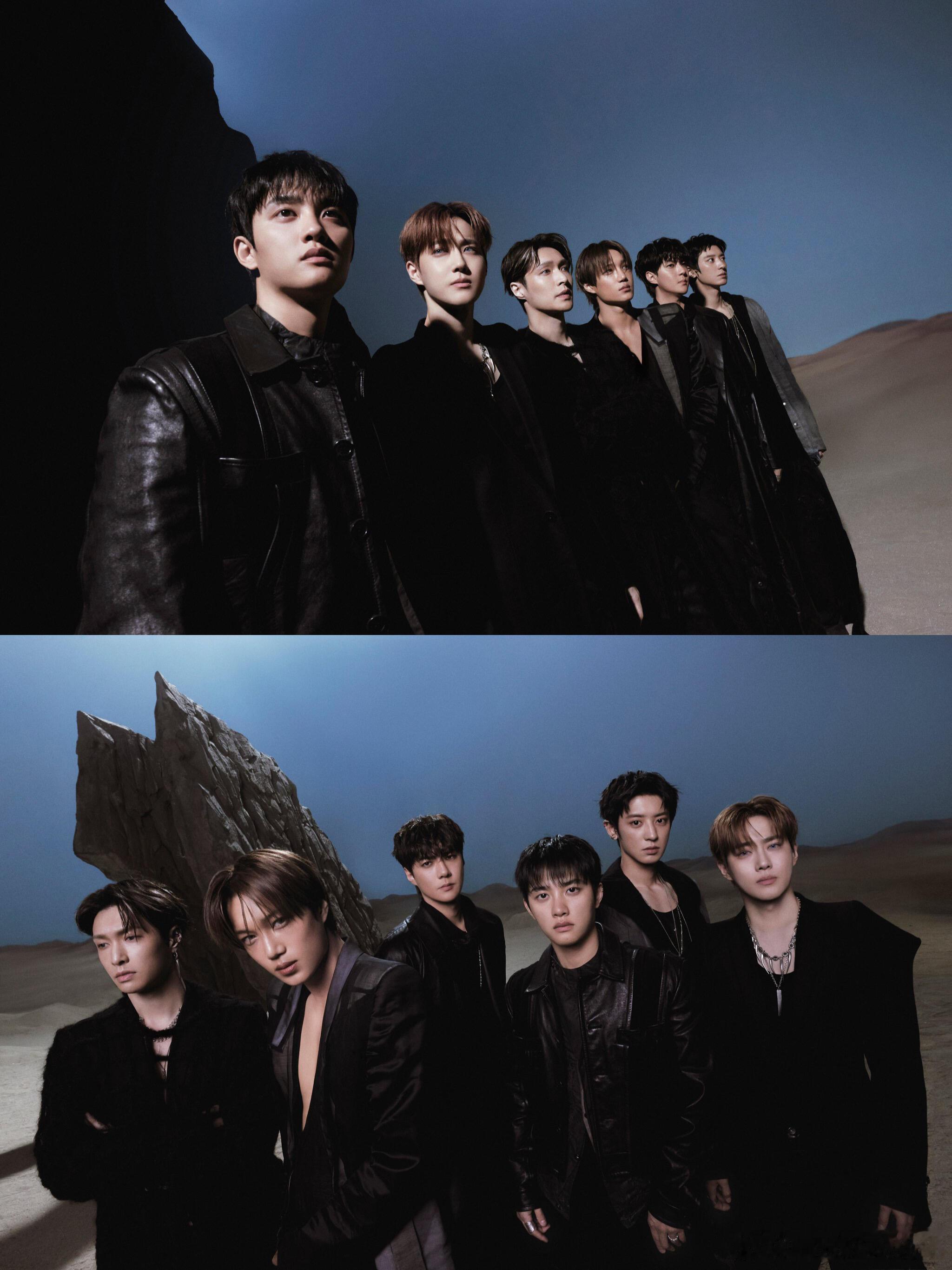 EXO新预告来了❗哥几个的脸依旧权威，感觉完全没变化啊 