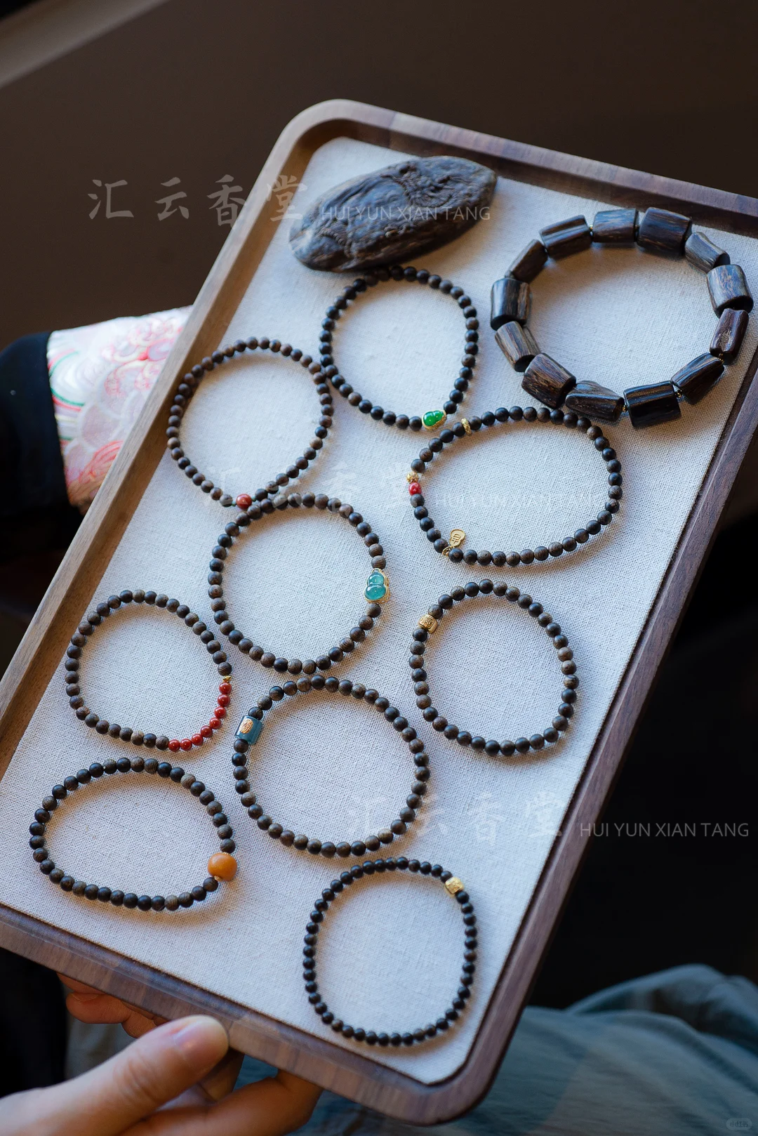 发财被爱宝藏沉香手串编绳，马上戴起来吧❤️