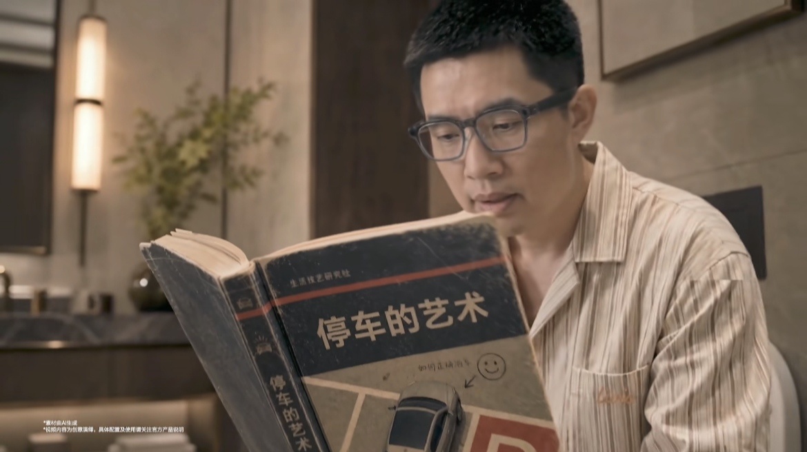 李想还是懂自黑，展示人车交流，自己找车位的功能，说再也不会乱停车了理想汽车
