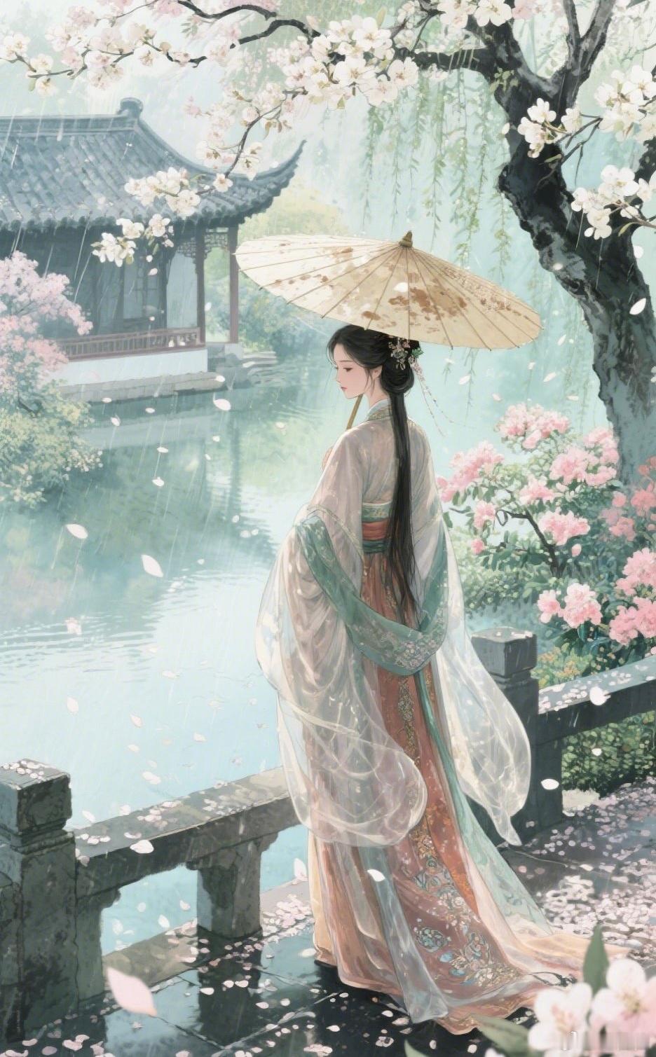 每日玄学轻养生晨起梳发引清阳，把沉睡一整夜的身体气机轻轻唤醒入夜梳发顺滞气，将整