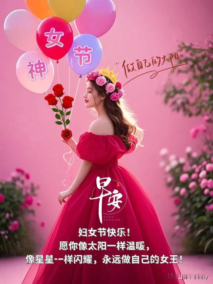 ❤️❤️❤️
《七绝·女神节》

春来三八好时光，万紫千红处处香。

盛世女神多