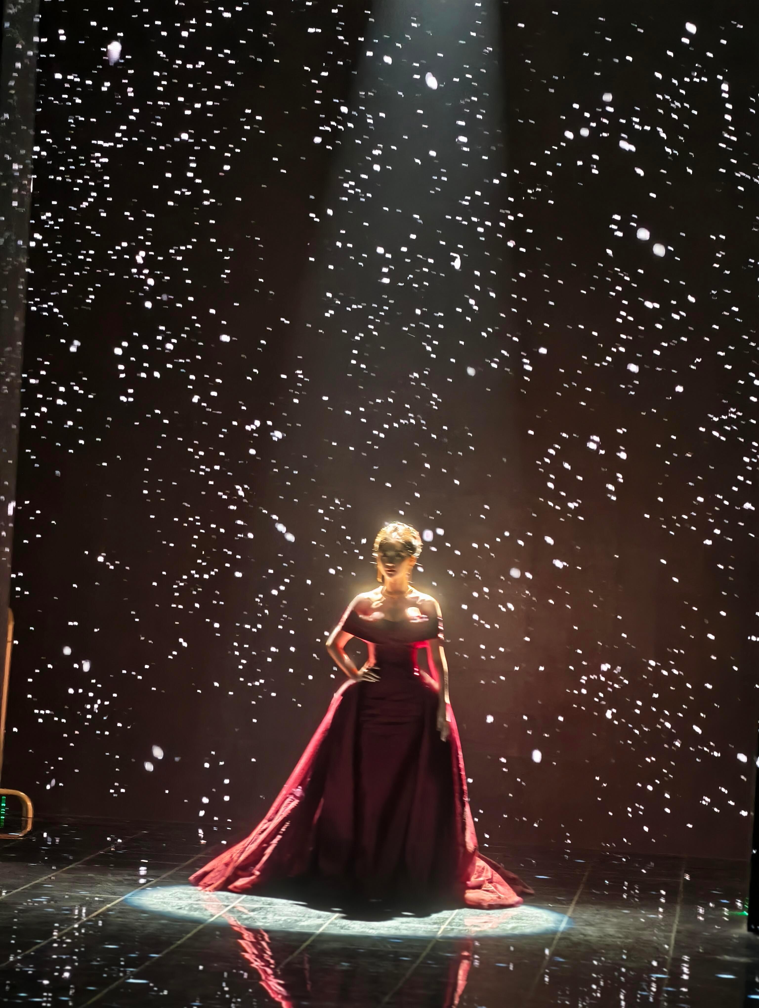 微博之夜红毯之景甜 