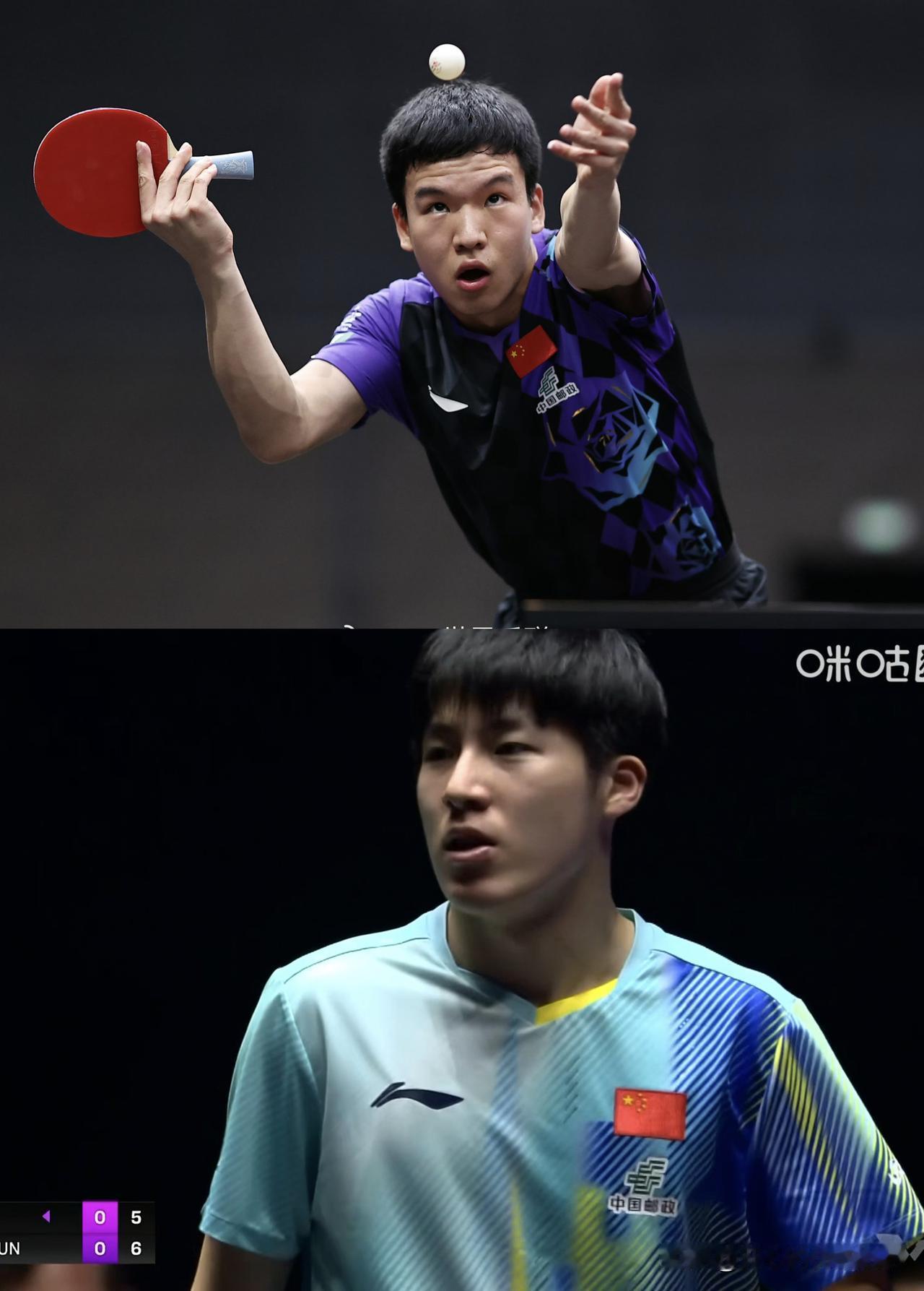向鹏2-3惜败，
温瑞博0-3横扫，
第一轮结束，男单只剩下三个人。
明眼人都能