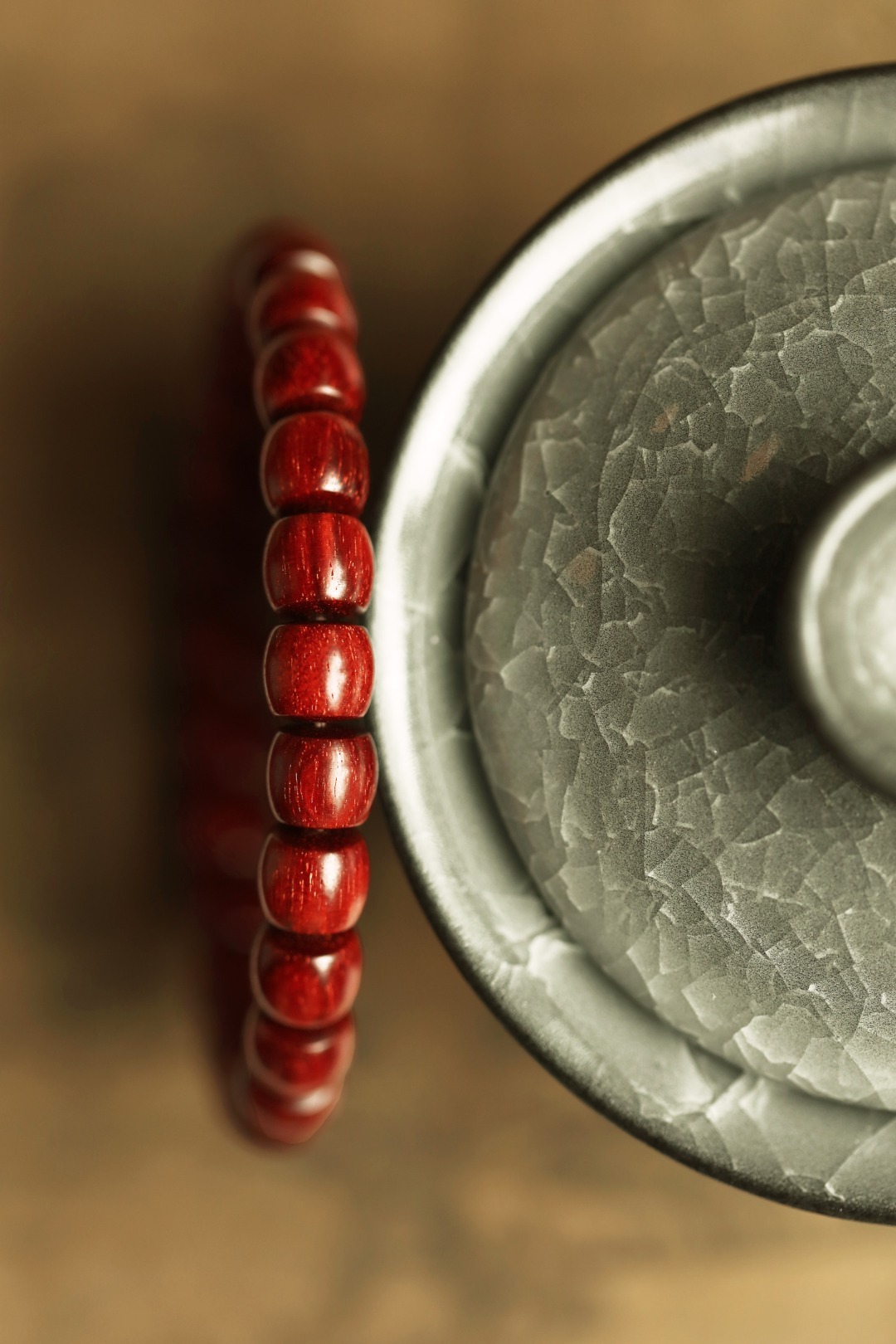 小叶紫檀 直切8.5x9mm 油性好 重约13g  💰258 