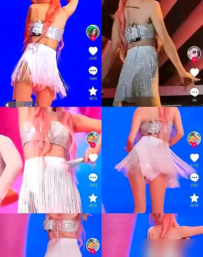 44岁薛凯琪重庆舞台，裙摆短10厘米，5亿人围观她三角裤。
 
她主动要求造型师