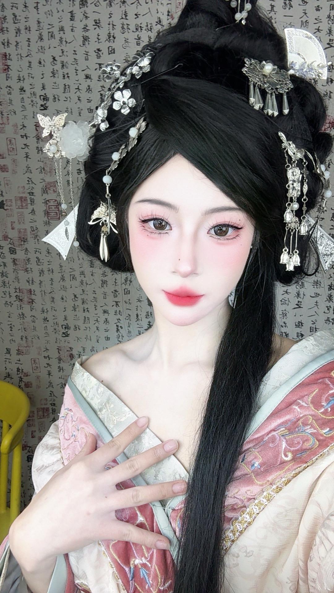 赵合德仿妆汉服 洛阳汉服洛邑古城三千色汉服体验官