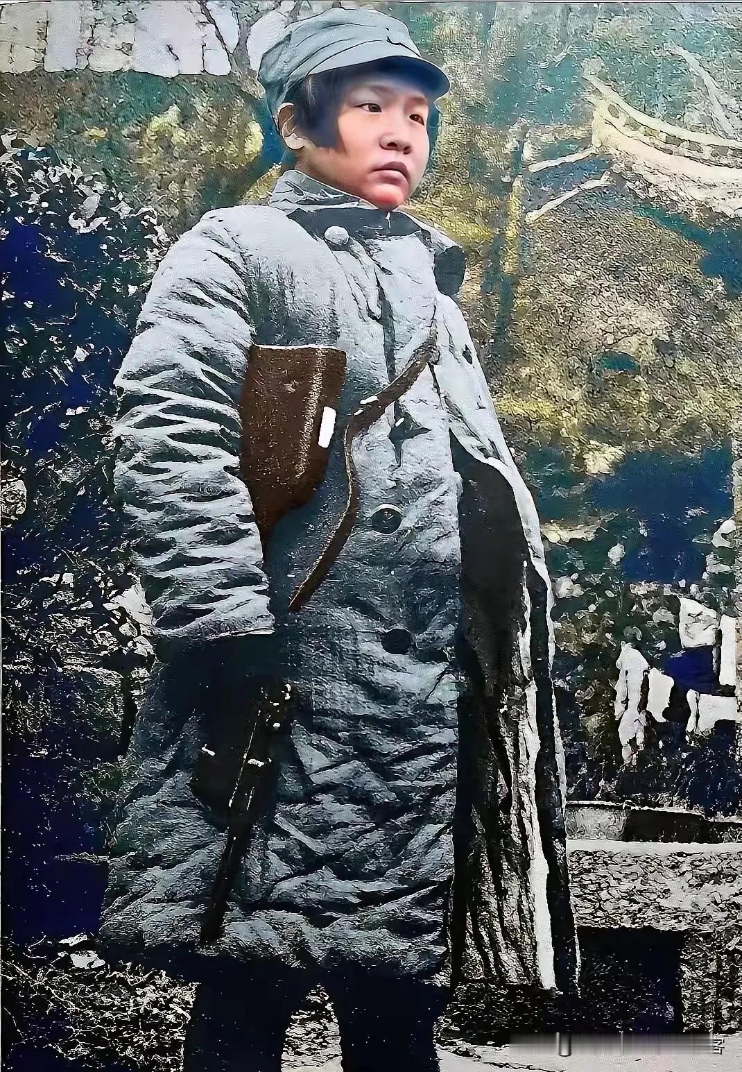 14岁八路军女战士的照片背后，藏着一代人的热血与坚守
 
这张照片里的八路军女战