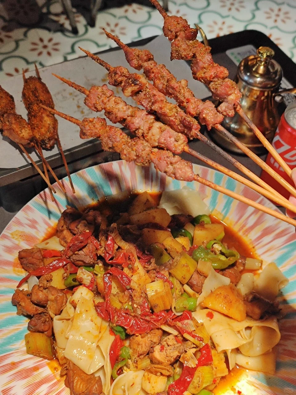 我彻底迷失在这香喷喷的新疆菜里了🥰