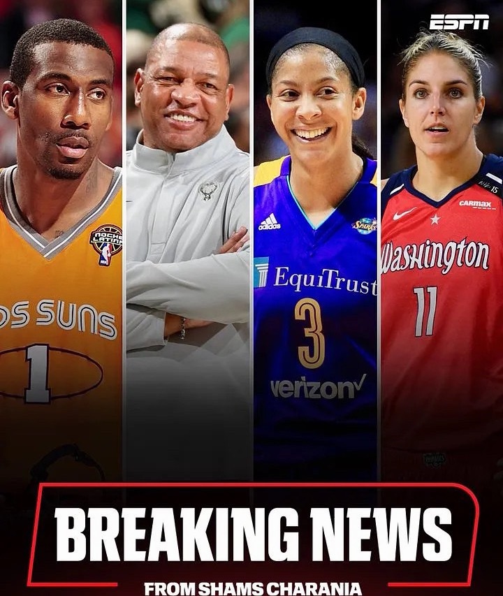 据知名记者Shams报道，斯塔德迈尔、雄鹿主帅里弗斯、坎达丝·帕克、多恩将入选本