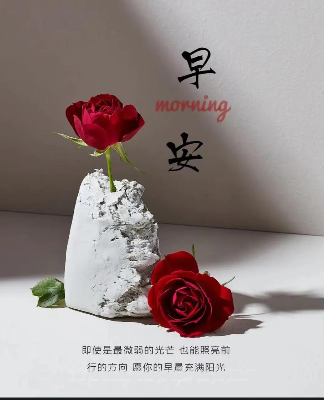 新的一天开始了，
愿你心想事成，
事事如意！
早安吉祥！[祈祷]