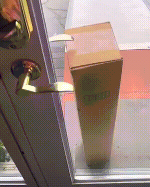 这快递员人还怪好嘞