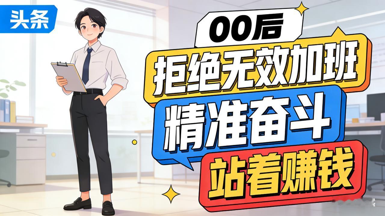 别骂00后躺平了！他们的职场观才是真清醒

凌晨三点在中关村敲代码的00后女孩、