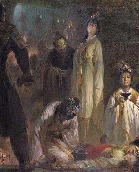 很多人以为殉葬就是把活人关进地宫，门一关，他们就只能哭喊着等死，其实，为了活下去