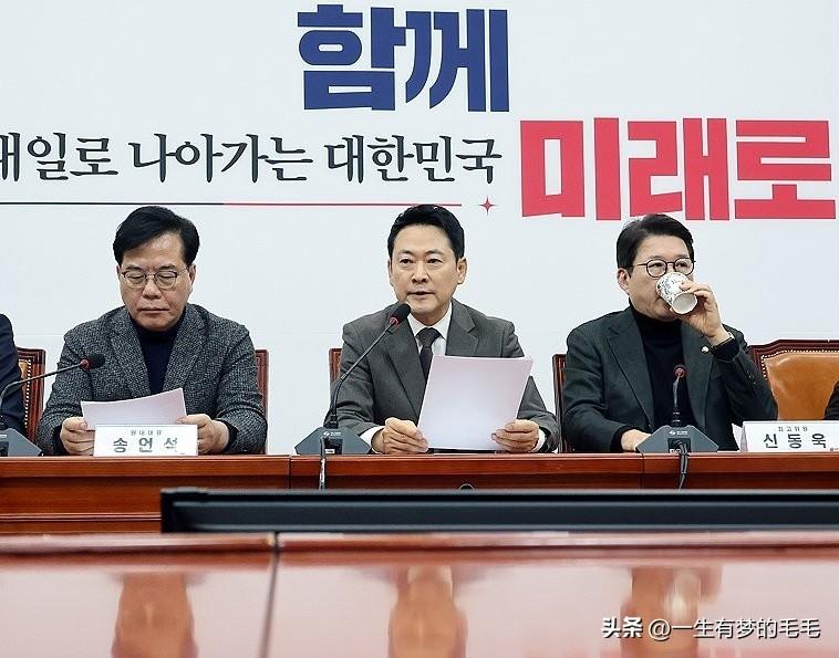 3日，韩国国民力量党宣布下午启动从国会到青瓦台的步行，抗议共同民主党主导通过的“