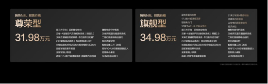 腾势N8L开启预售了，31.98万起，定位大六座安全豪华SUV。家庭豪华大六座该
