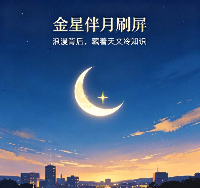 金星伴月刷屏，背后藏着天文冷知识