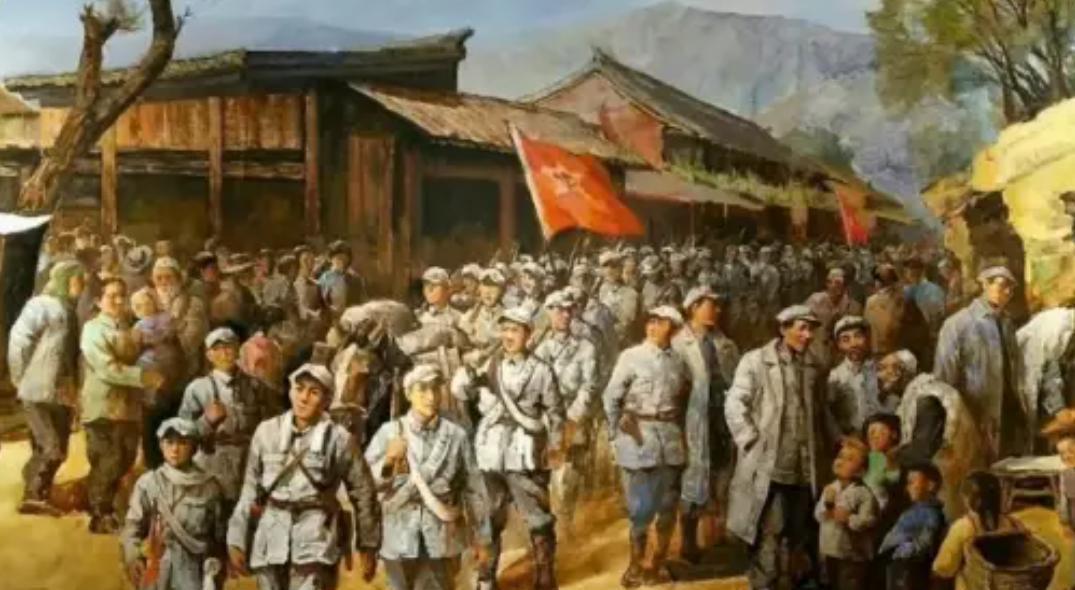 1935年9月19日，中央红军历经艰难转战，终于抵达陕北吴起镇。初到时，当地群众