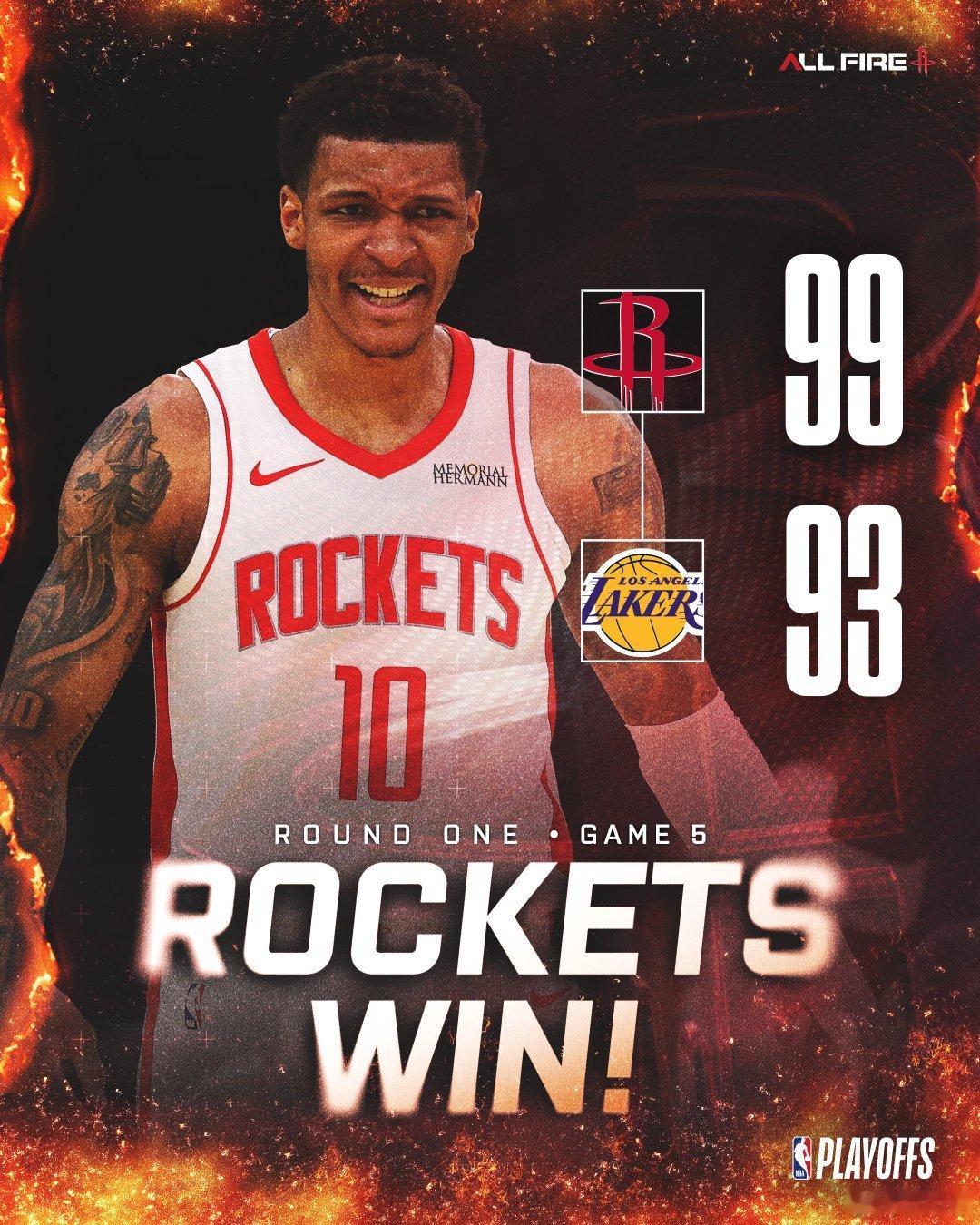 还没死呢2：3，回休斯顿G6硬气