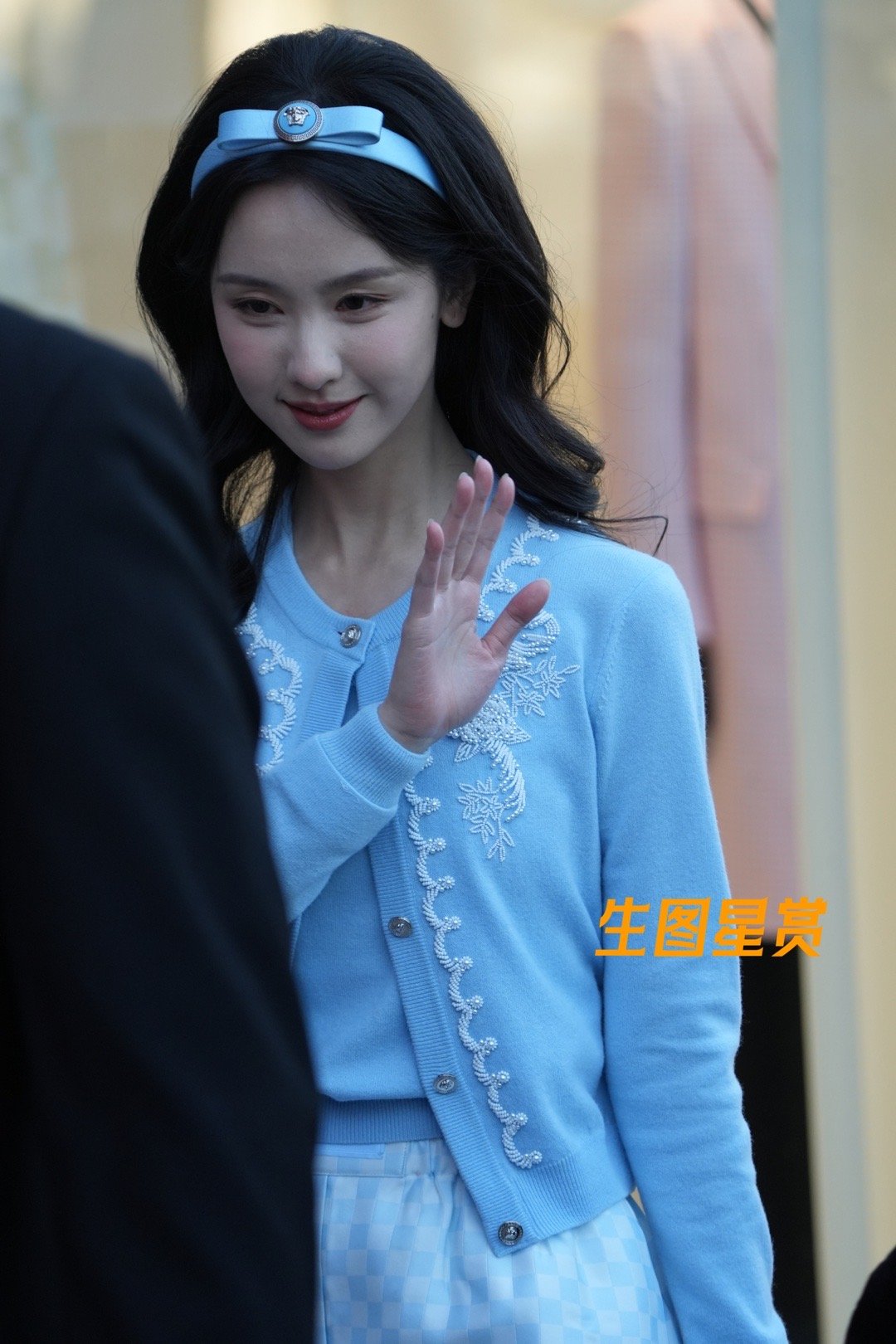 陈都灵线下活动生图，清甜怡人的嘟嘟公主💐💙 ​​​