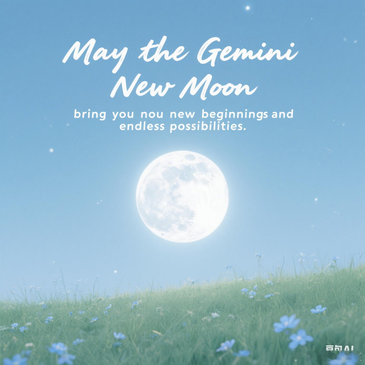 5月27日，双子座新月能量激活！十二星座速领好运指南💫【双子&巨蟹专属许愿ti