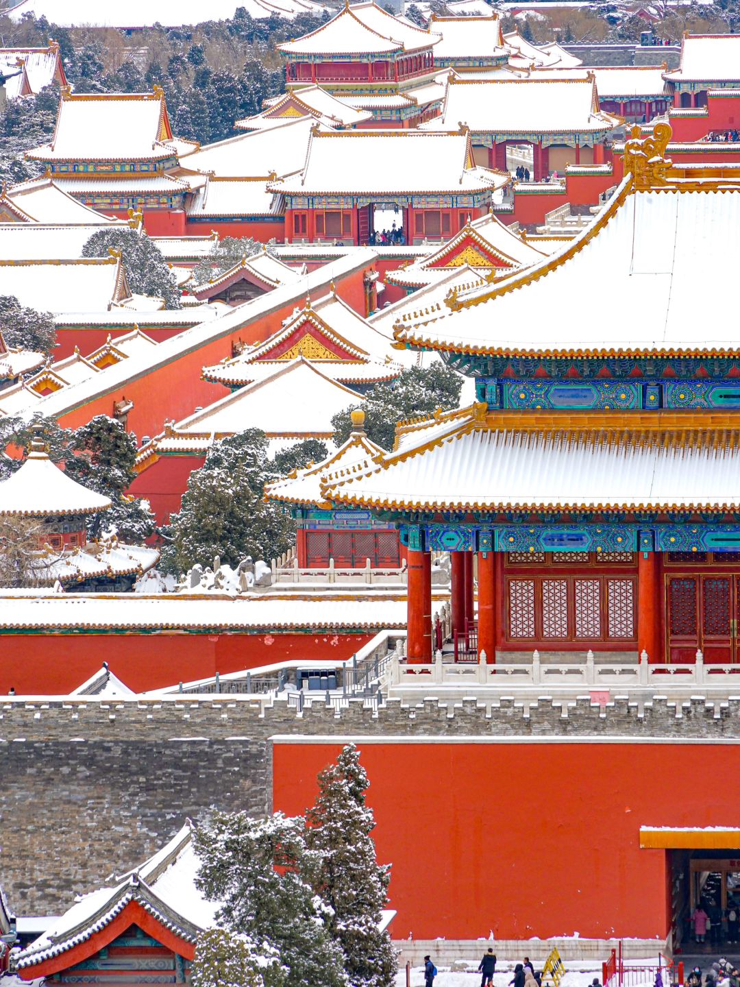 2024.2.21实况❗️北京初雪❄️附拍照地图🗺️