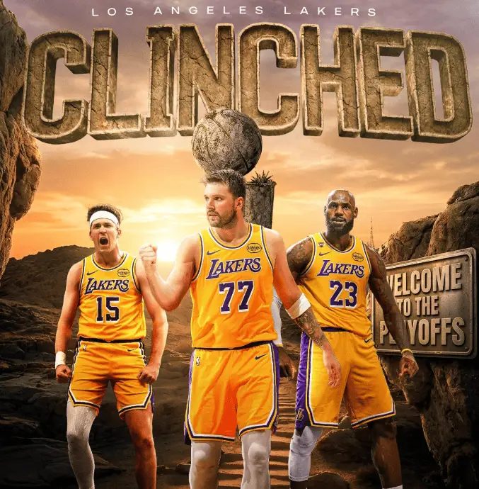 太阳今日不敌魔术，湖人提前锁定西部前六季后赛席位！骑士vs湖人洛杉矶湖人