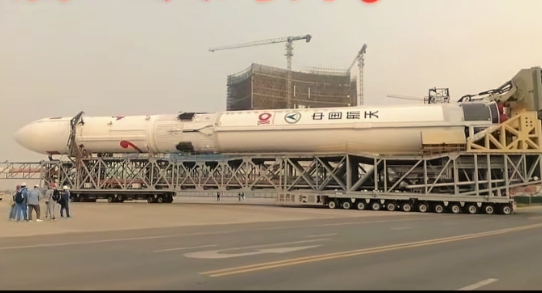 长征十号乙火箭合练图源DY：菠菜 