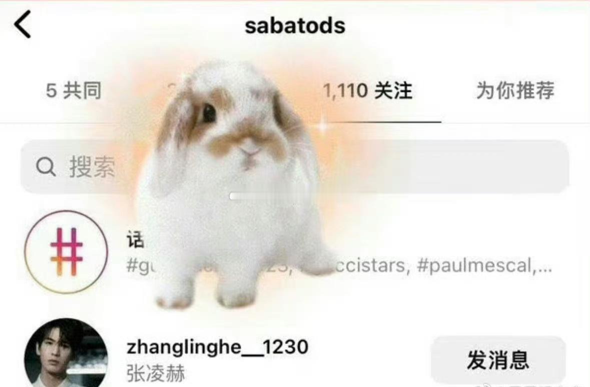 张凌赫是Gucci总监关注的唯一一个国内大使，昨天活动也只给他点赞了[干饭人][