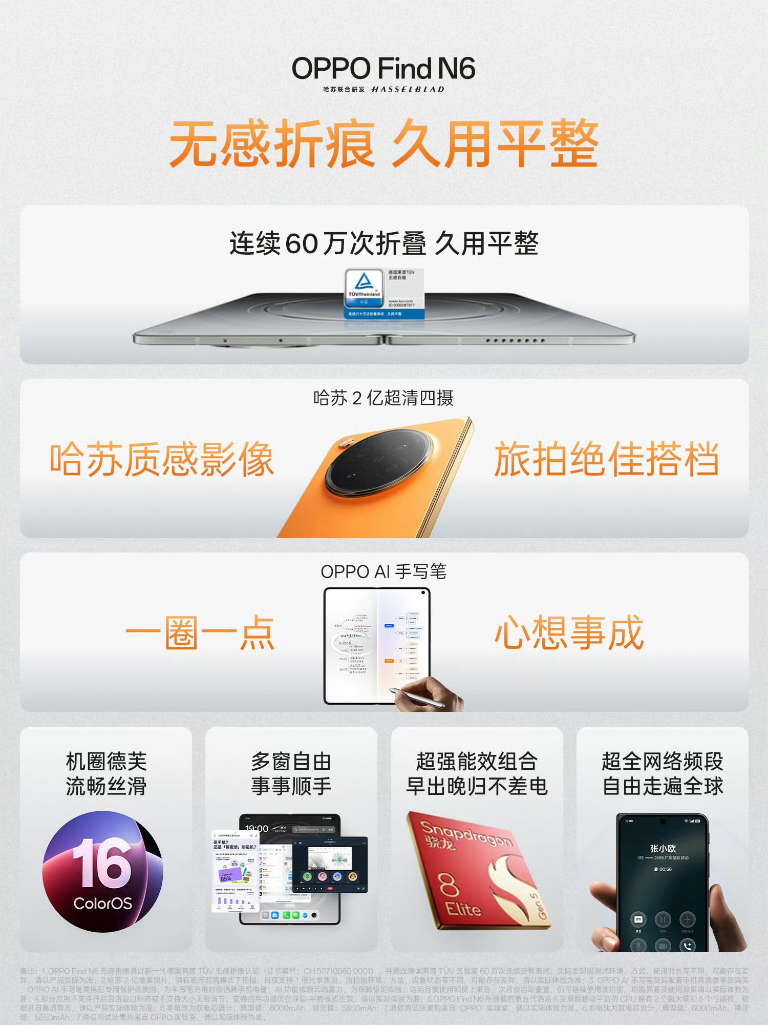 国产折叠屏手机真是做得精益求精，够苹果好好学学的了！OPPO Find N6