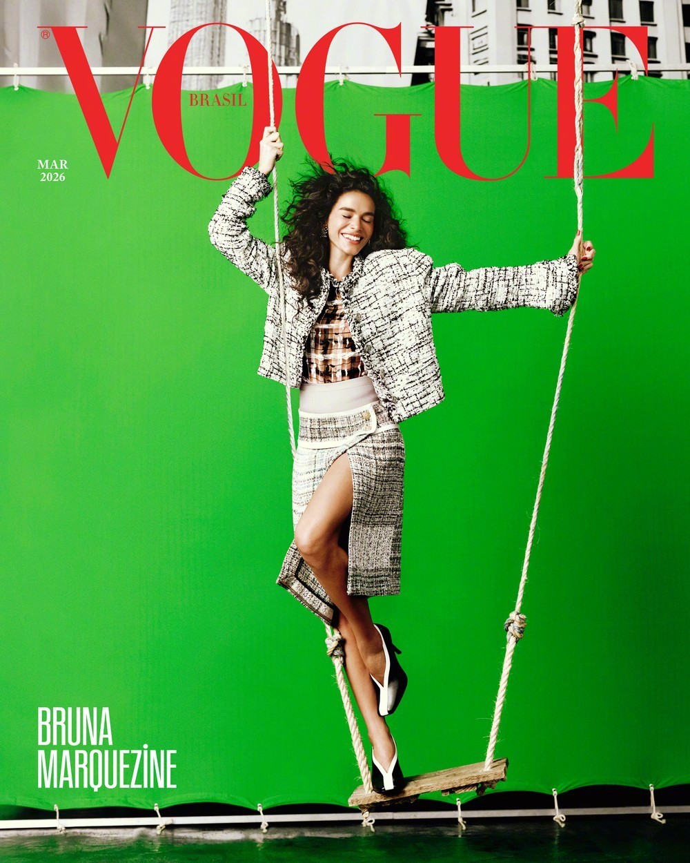 Vogue Brazil March 2026 巴西版三月刊封面，自家女演员Br
