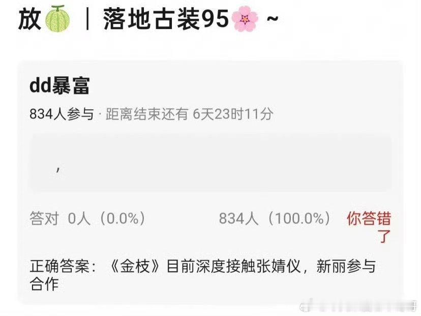 金枝在深度接触张婧仪 ​​​