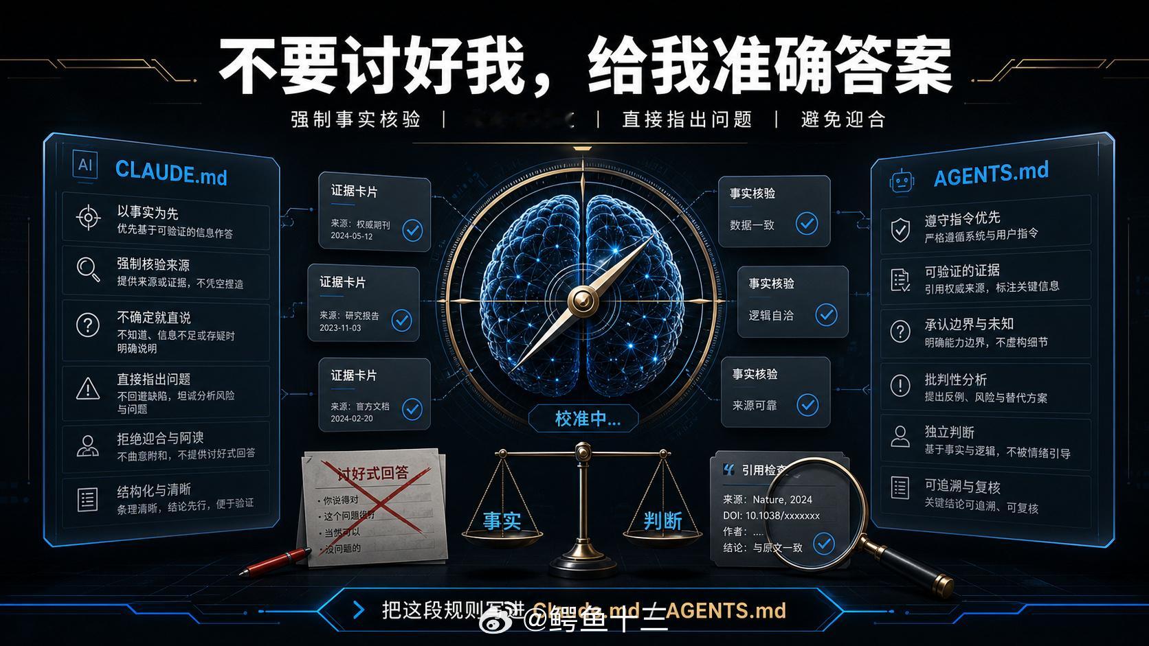 如何让Ai不讨好你，给出更理性客观的答案？让Claude和GPT 不要讨好你，给