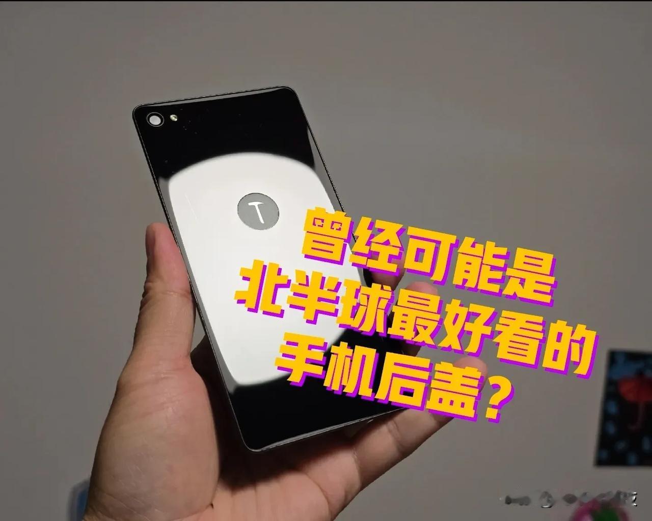 你的青春DNA动了吗？
老罗的锤子T1，的后盖，感觉是出道即巅峰的感觉。不过该说